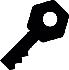 Open Key Outline Svg Vector, Free Vectors File